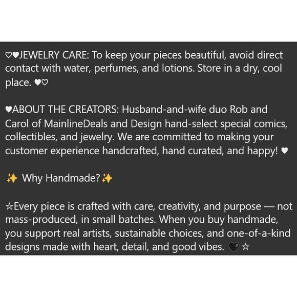 Bat Earrings Black Wings Handmade Handpainted Horror Spooky - Picture 5 of 5